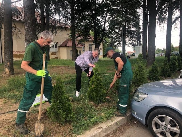 ZELENILO STIGLO ISPRED ZDRAVSTVENE STANICE „KUMODRAŽ 1“: Voždovac pokrenuo akciju ozelenjavanja i oplemenjivanja prostora