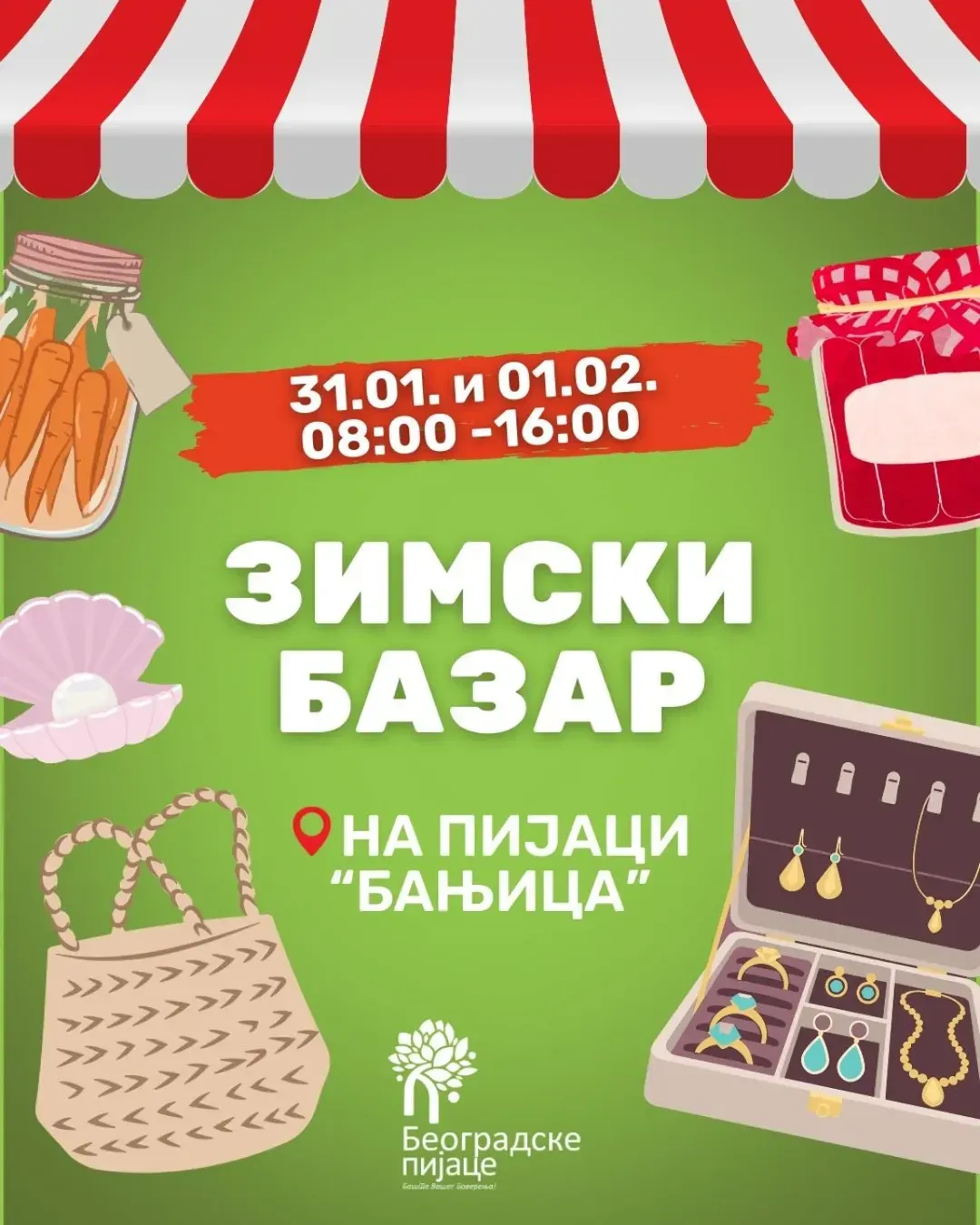 „ZIMSKI BAZAR“ NA PIJACI BANJICA: Vikend posvećen zanatima i autorskom dizajnu
