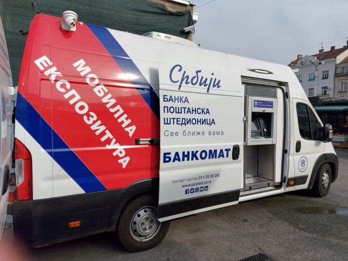 MOBILNA EKSPOZITURA BANKE „POŠTANSKA ŠTEDIONICA” NA VOŽDOVCU