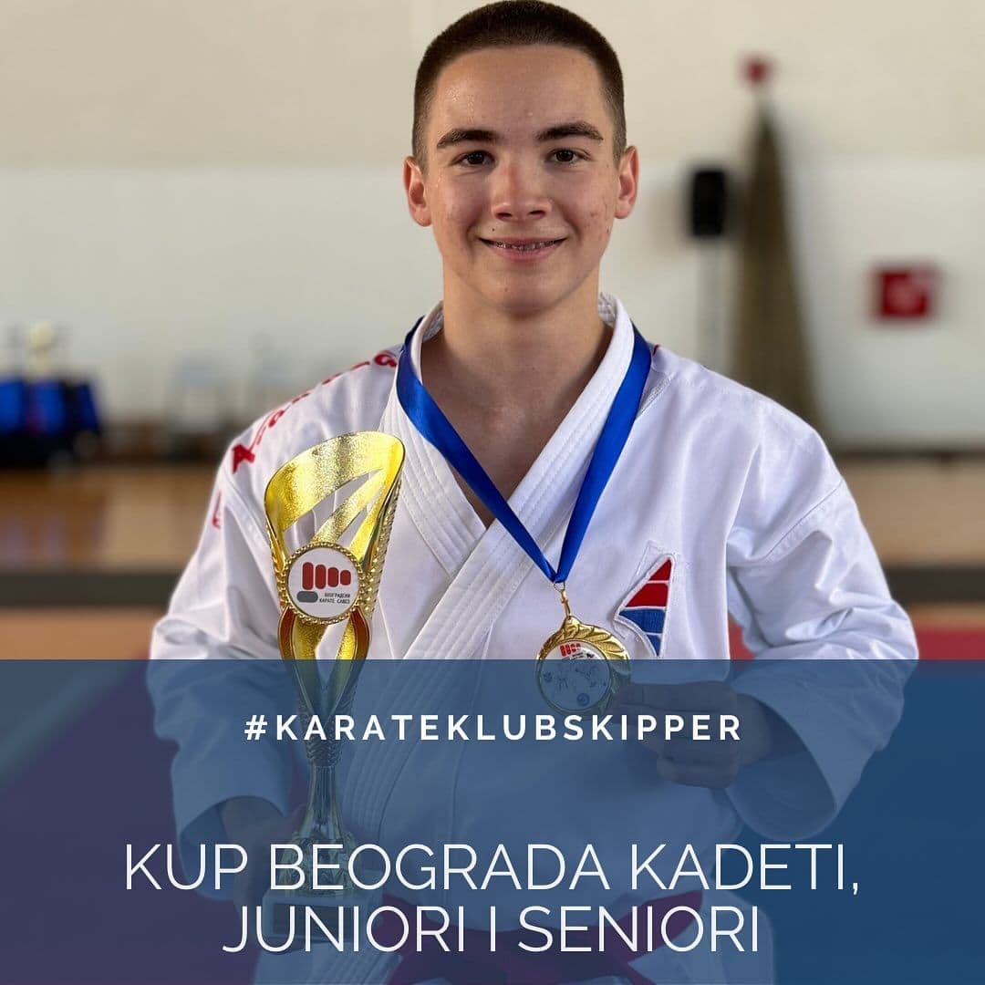 KARATE KLUB SKIPPER OSVAJA MEDALJE NA KUPU BEOGRADA: Zlato, srebro i bronza za talente kluba