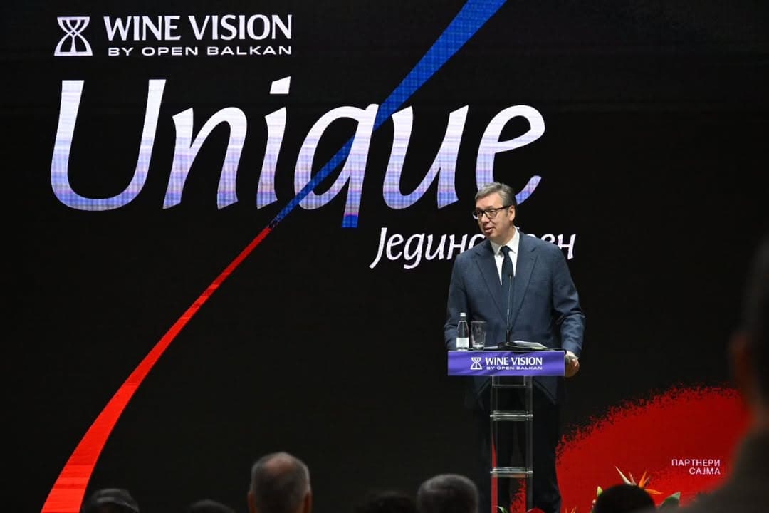 VUČIĆ OTVORIO ČETVRTI MEĐUNARODNI SAJAM VINA: „Vinska vizija Otvorenog Balkana dostigla četvrto mesto u Evropi“