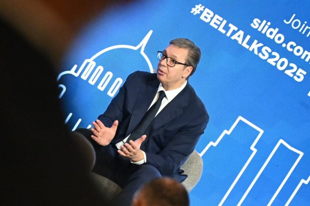 VUČIĆ NA FORUMU BELTALKS O MIRU I DIJALOGU: „Srbija neće u rat — dijalog nema alternativu“