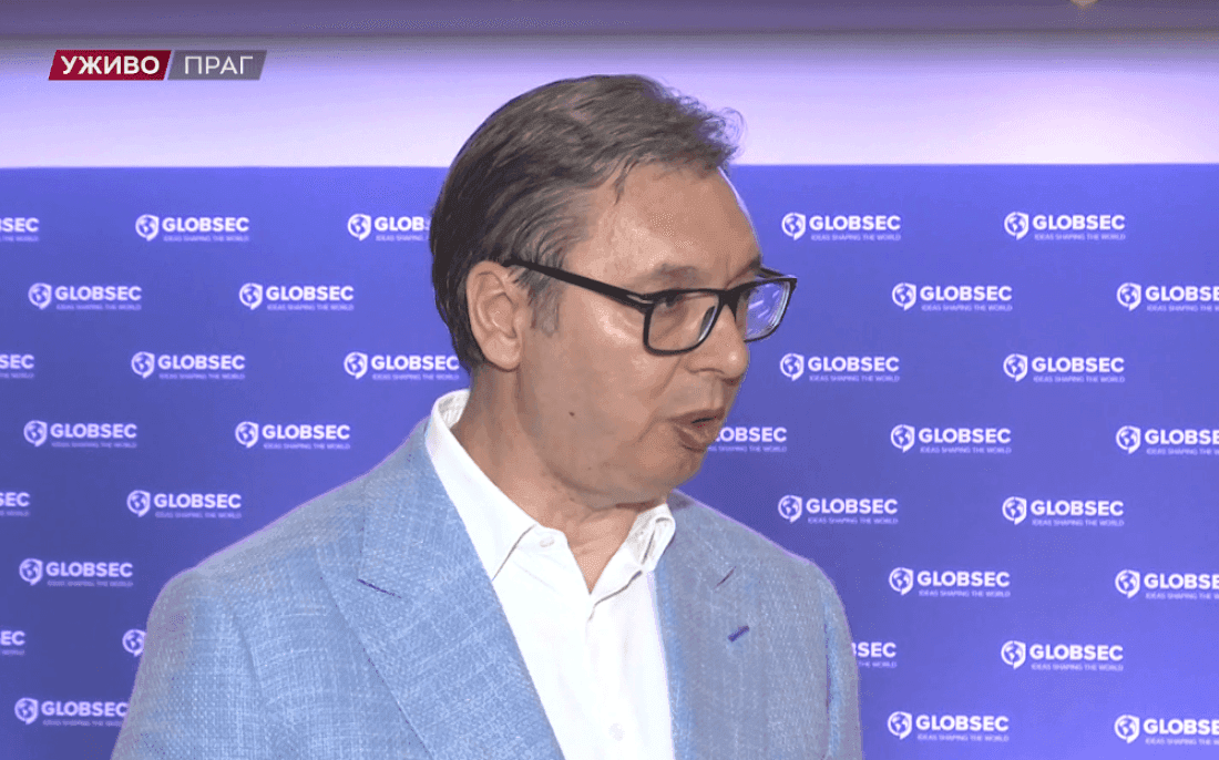VUČIĆ JUČE GOVORIO IZ PRAGA NA FORUMU GLOBSEC: Srbija stabilna zemlja, fokus i na pitanje KiM