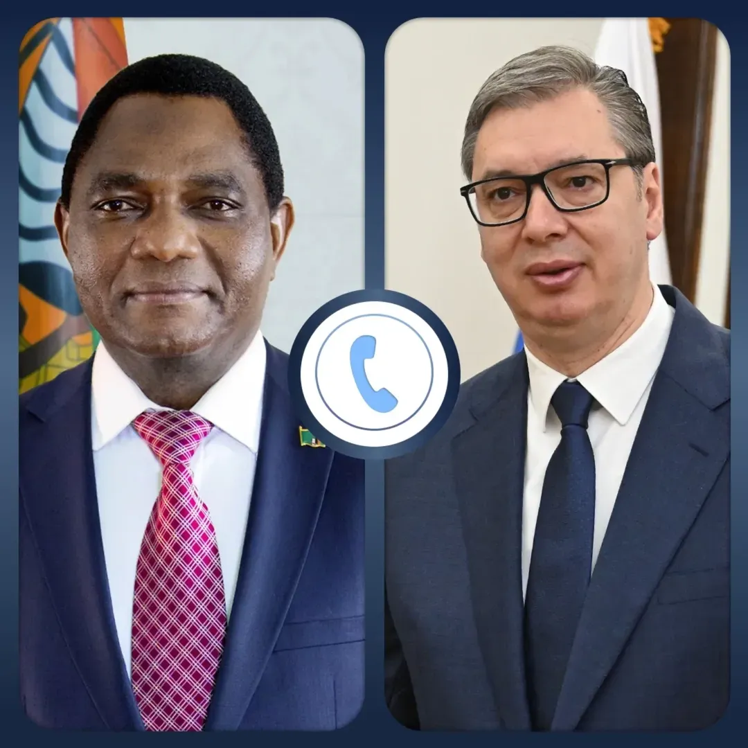 VUČIĆ SA PREDSEDNIKOM ZAMBIJE: Jačanje saradnje i zahvalnost na podršci po pitanju Kosova