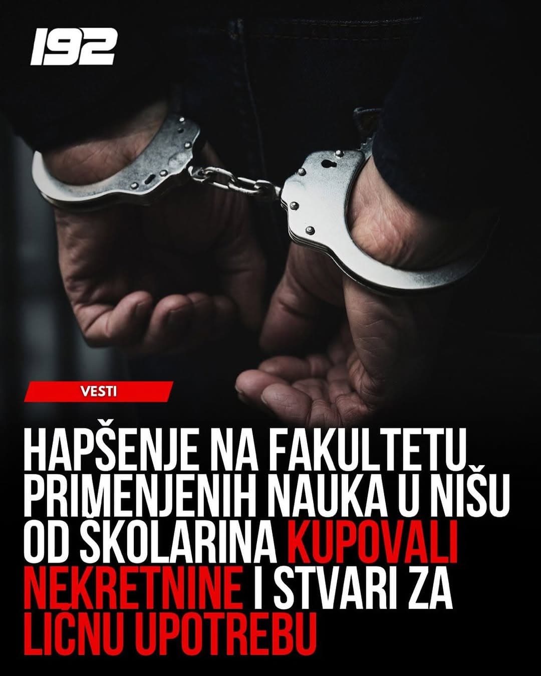 MILIONSKA PRONEVERA U NIŠU: Osnivač fakulteta i članovi porodice osumnjičeni za pranje novca
