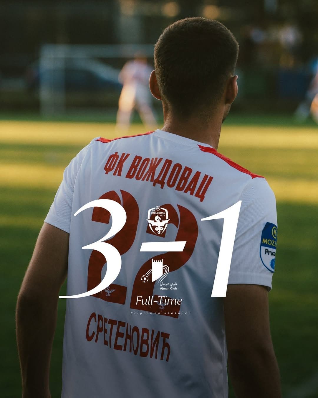 VOŽDOVAC SIGURAN PROTIV AJMANA: Zmajevi slavili 3:1 u drugom testu na Zlatiboru