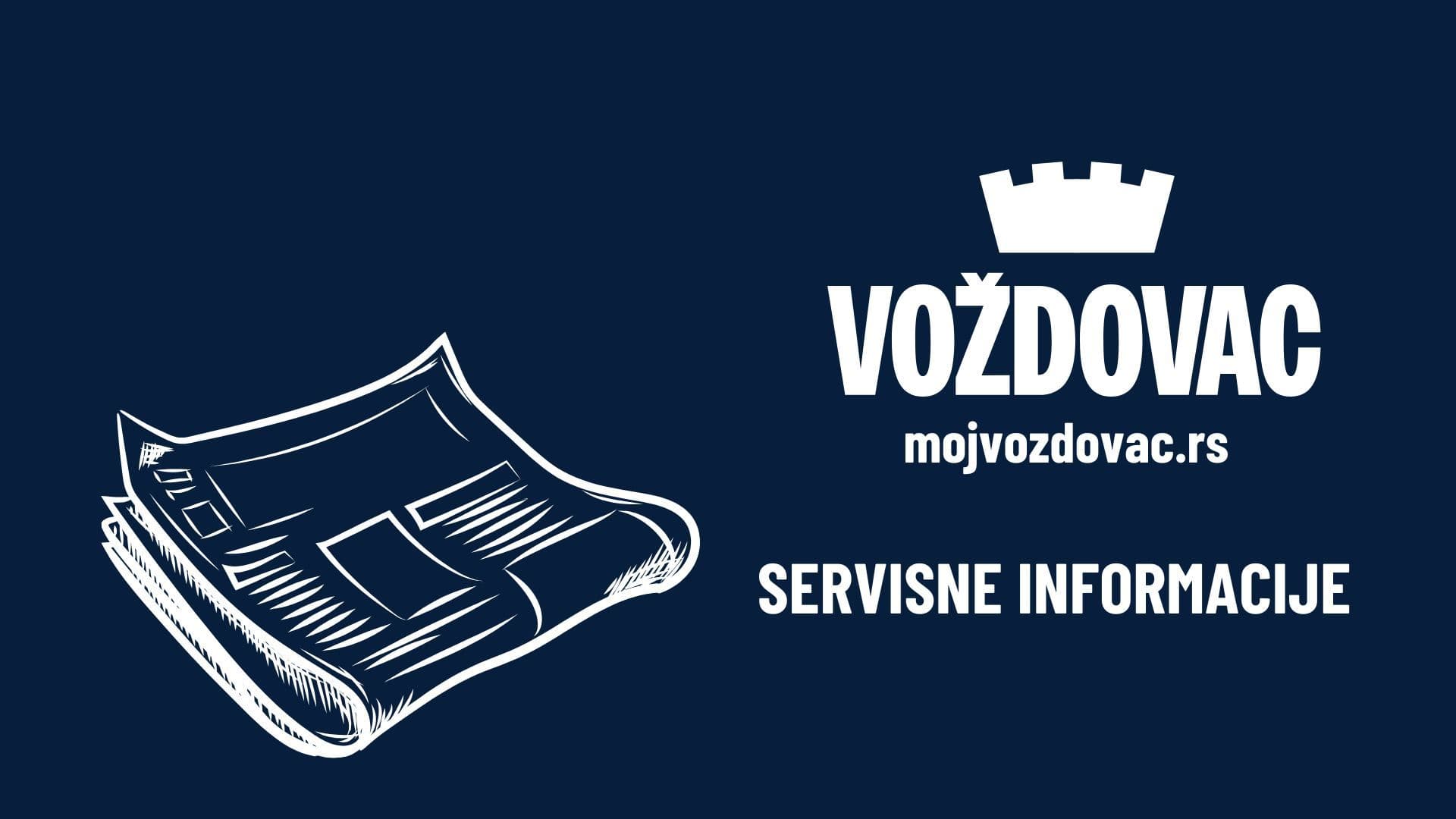 Servisne informacije za 23. septembar