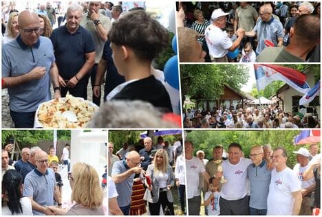 Miloš Vučević sa građanima u Kovilju