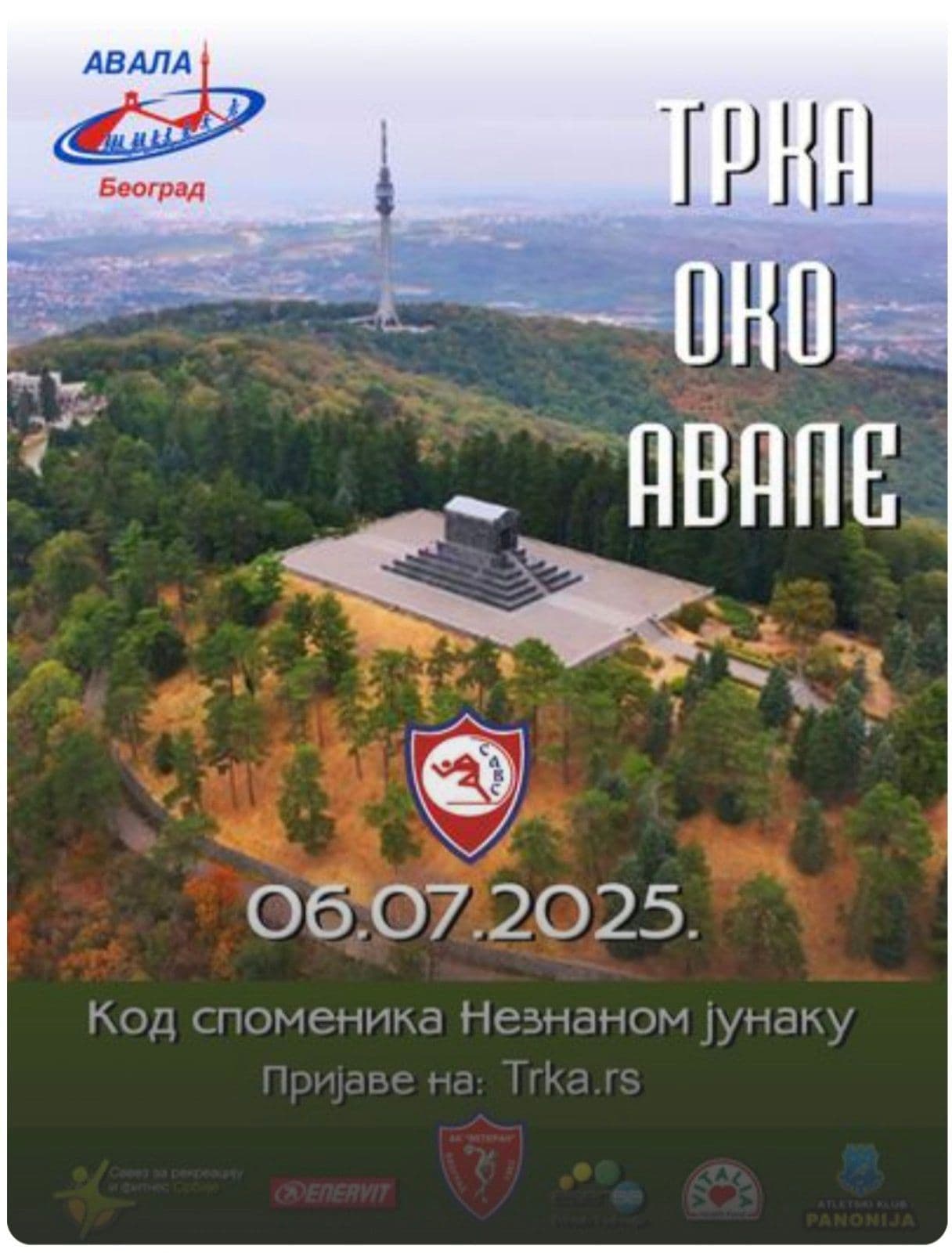 TRADICIONALNA „TRKA OKO AVALE“ PONOVO OKUPLJA LJUBITELJE ATLETIKE: Sportski duh, sećanje i zajedništvo u 47. izdanju manifestacije