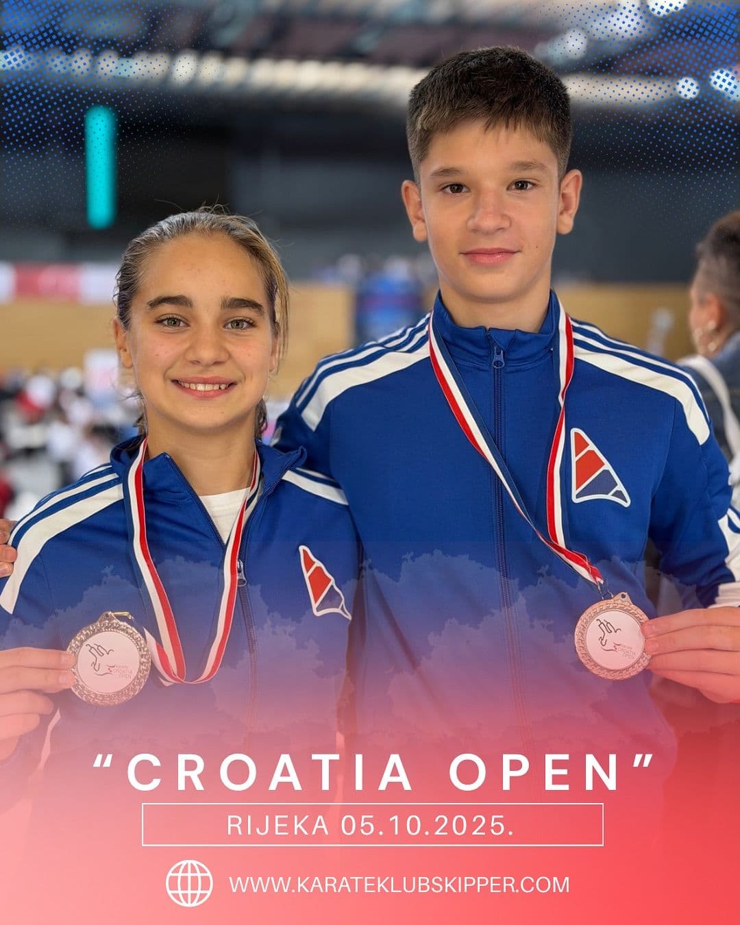 SKIPEROVI KARATISTI BLISTALI U RIJECI: Dve medalje sa prestižnog turnira Croatia Open