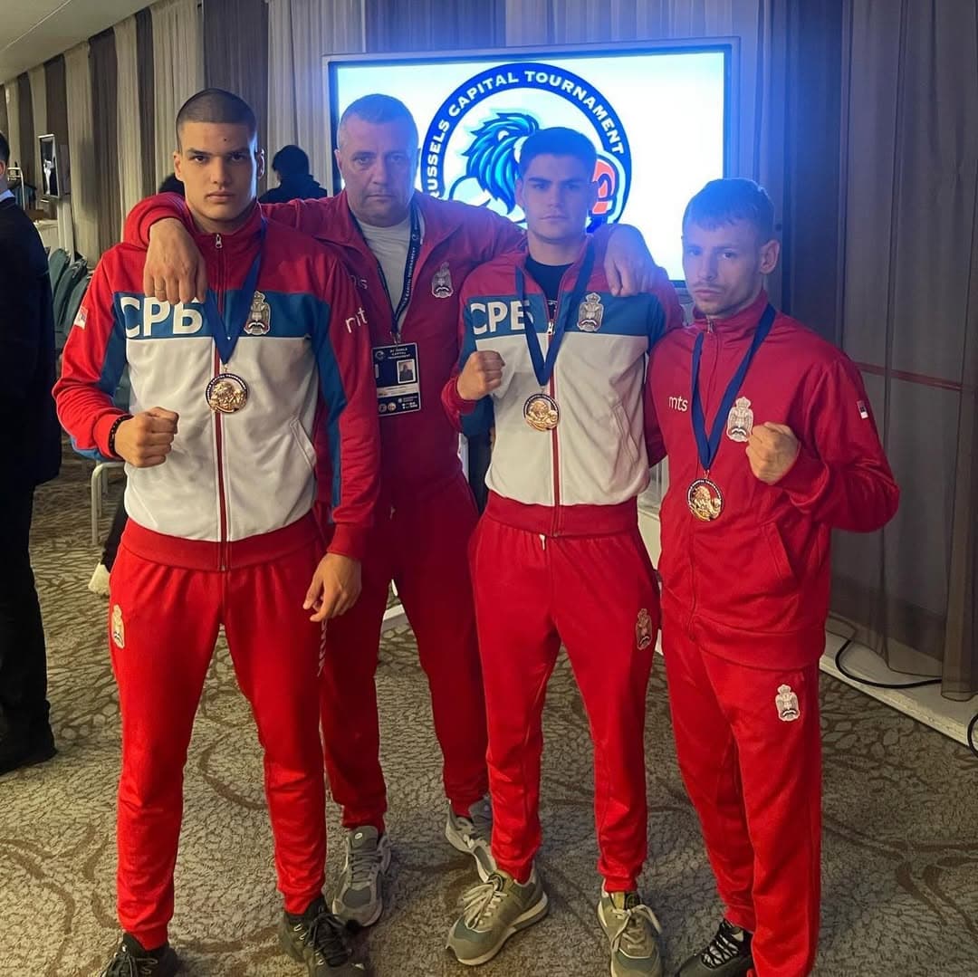 FILIP DŽIDA OSVOJIO BRONZU U BRISELU: Kapiten Bokserskog kluba Voždovac pokazao borbenost u višoj kategoriji